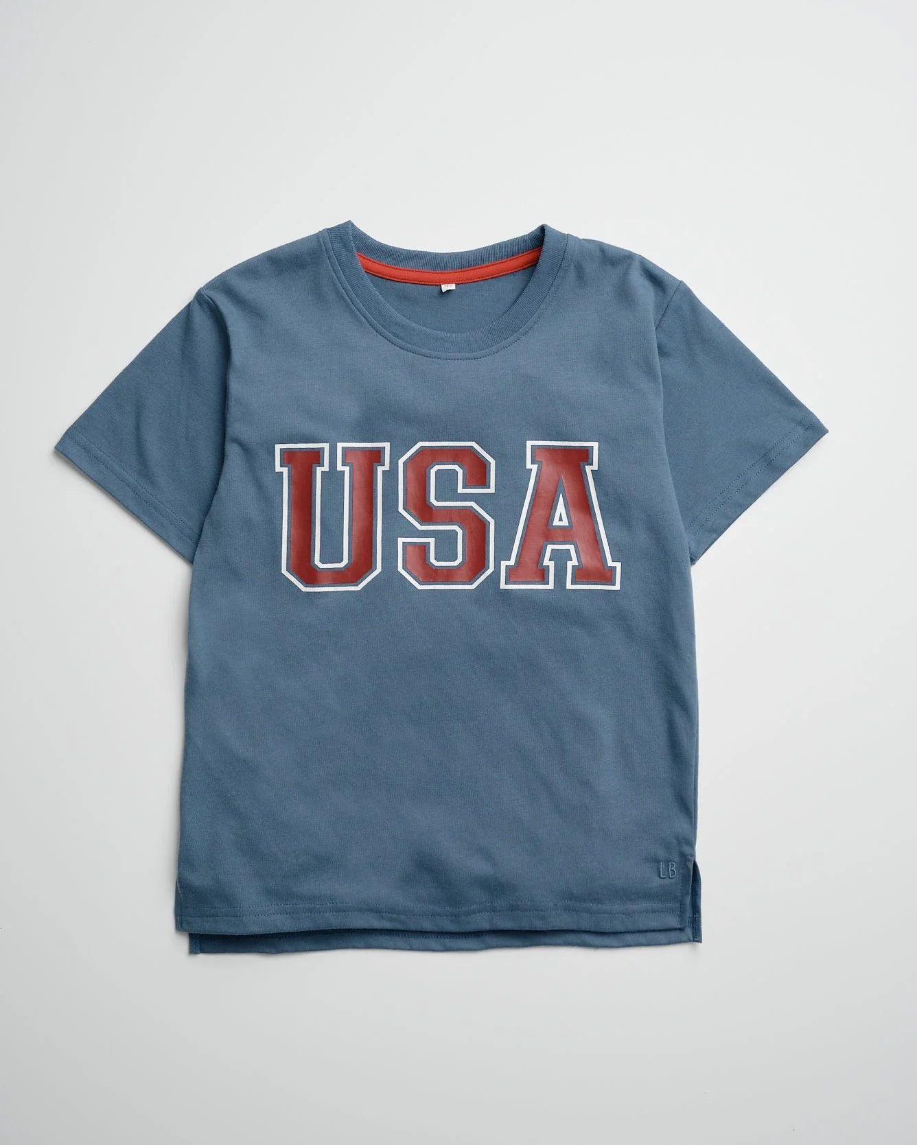 Adult USA Elevated Tee - Worn Indigo - Image 3