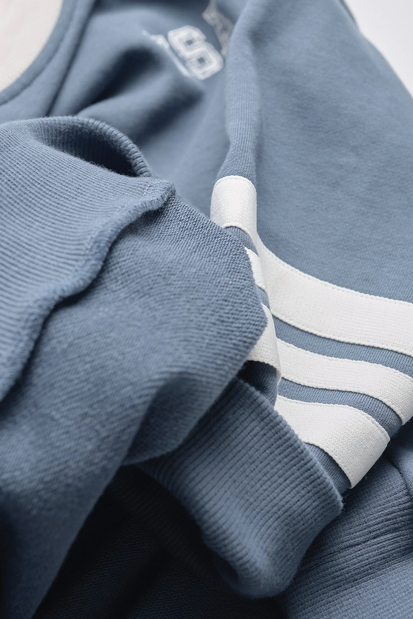 Adult USA Lightweight Crewneck - Worn Indigo - Image 4
