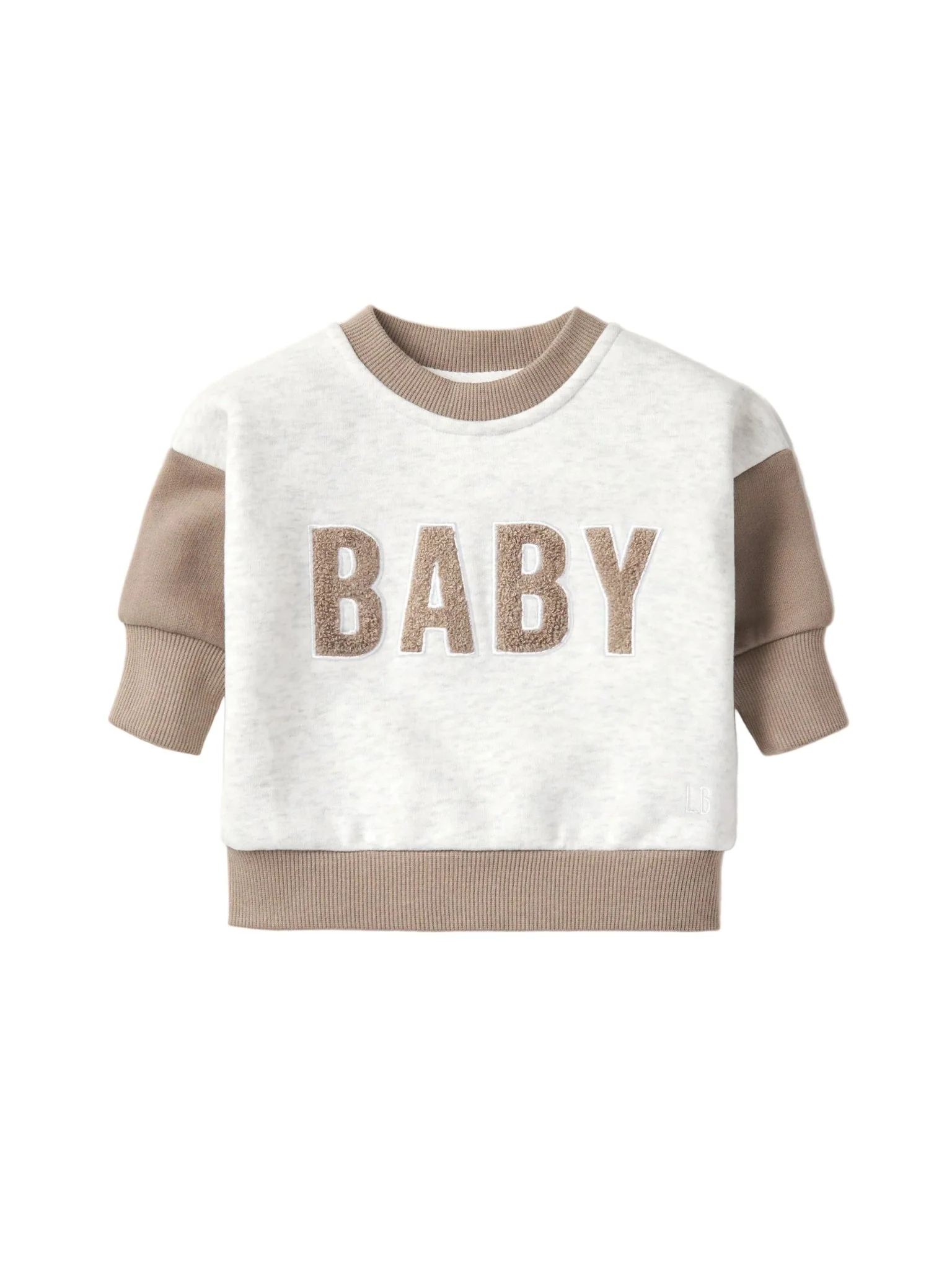 Baby Elevated Crewneck - Mushroom