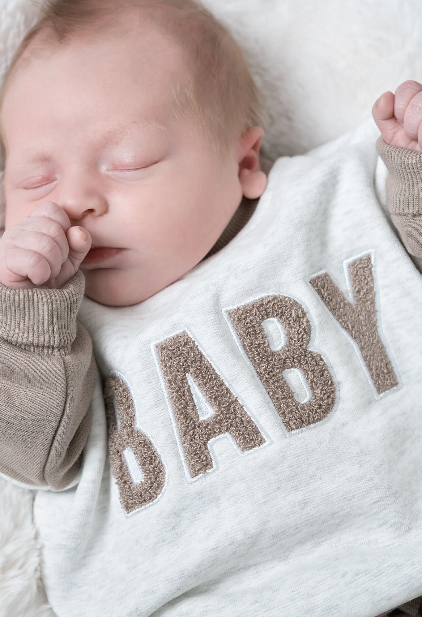 Baby Elevated Crewneck - Mushroom - Image 2