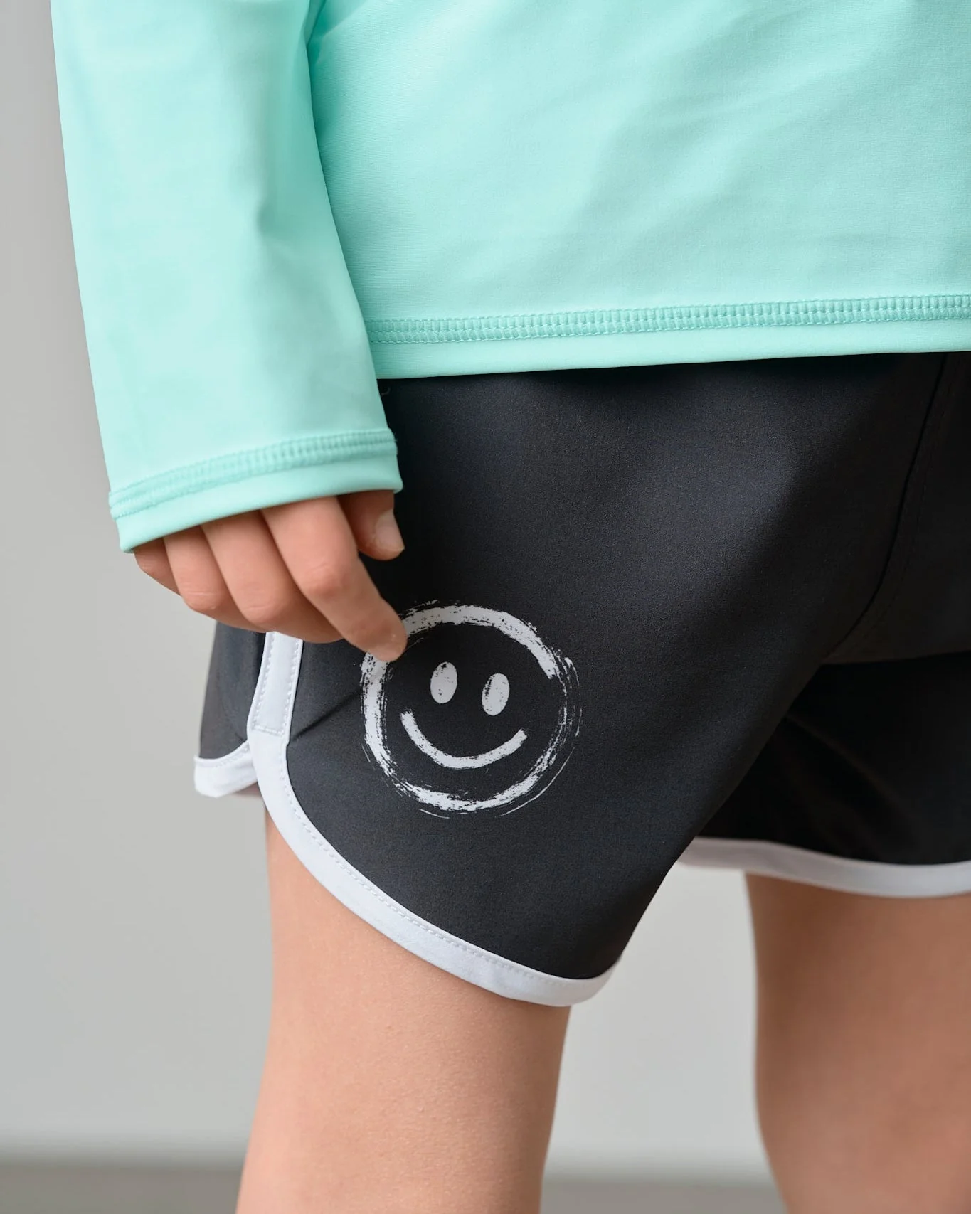 Boy's Swim Short - Smiley - Image 2
