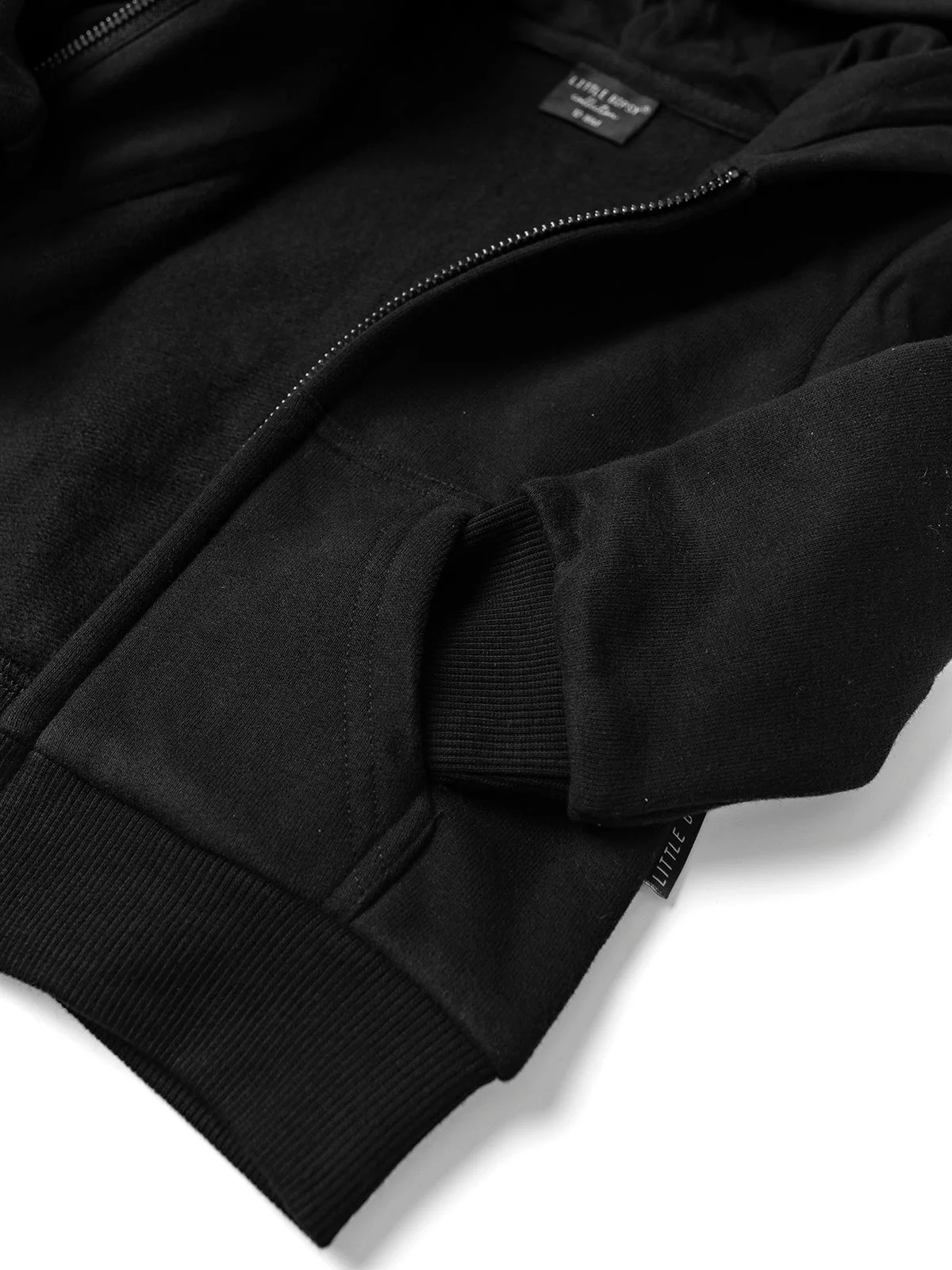 Classic Zip Hoodie - Black - Image 11