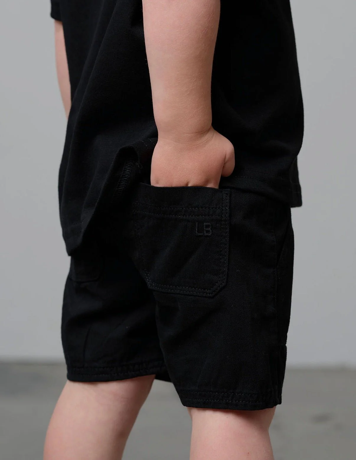Cotton Twill Short - Black
