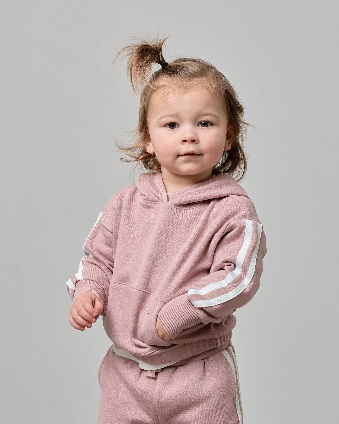 Cropped Hoodie - Dusty Rosewood
