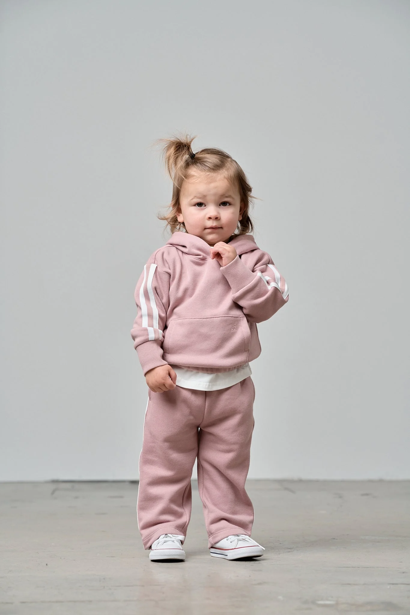 Cropped Hoodie - Dusty Rosewood - Image 2