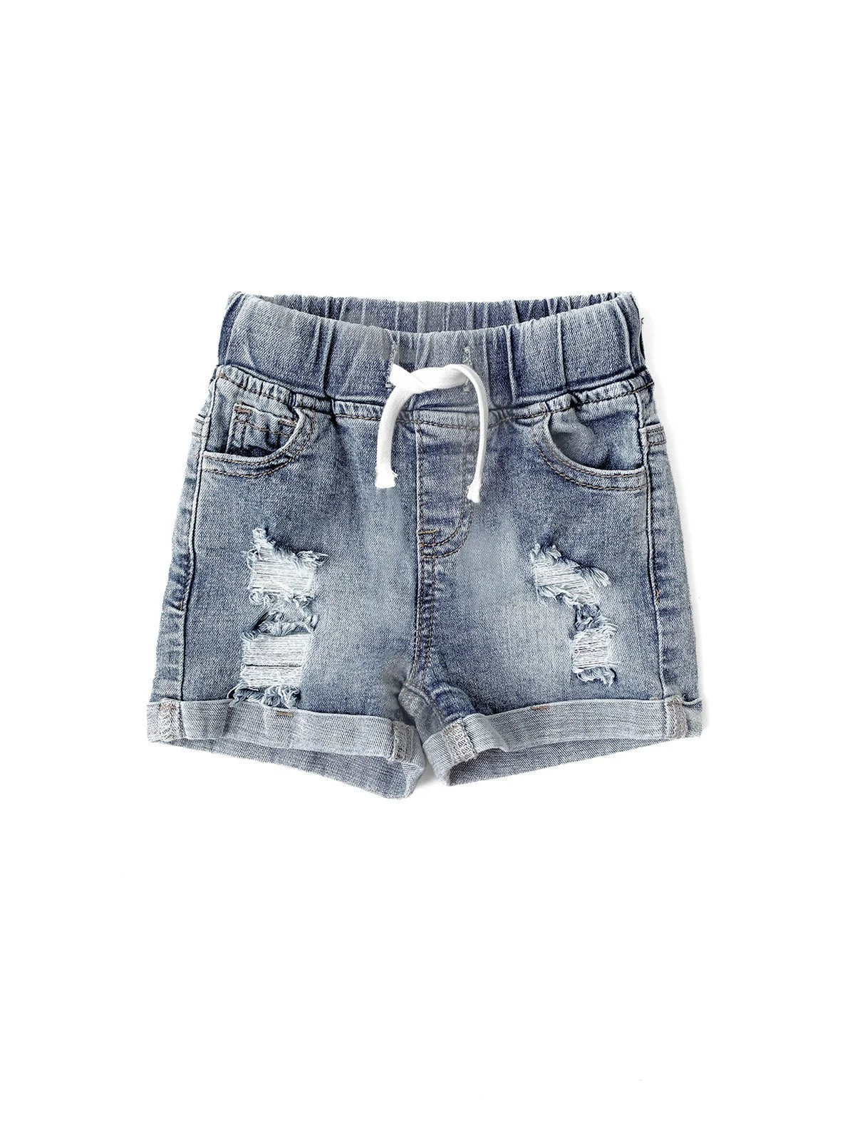Distressed Denim Short - Image 2