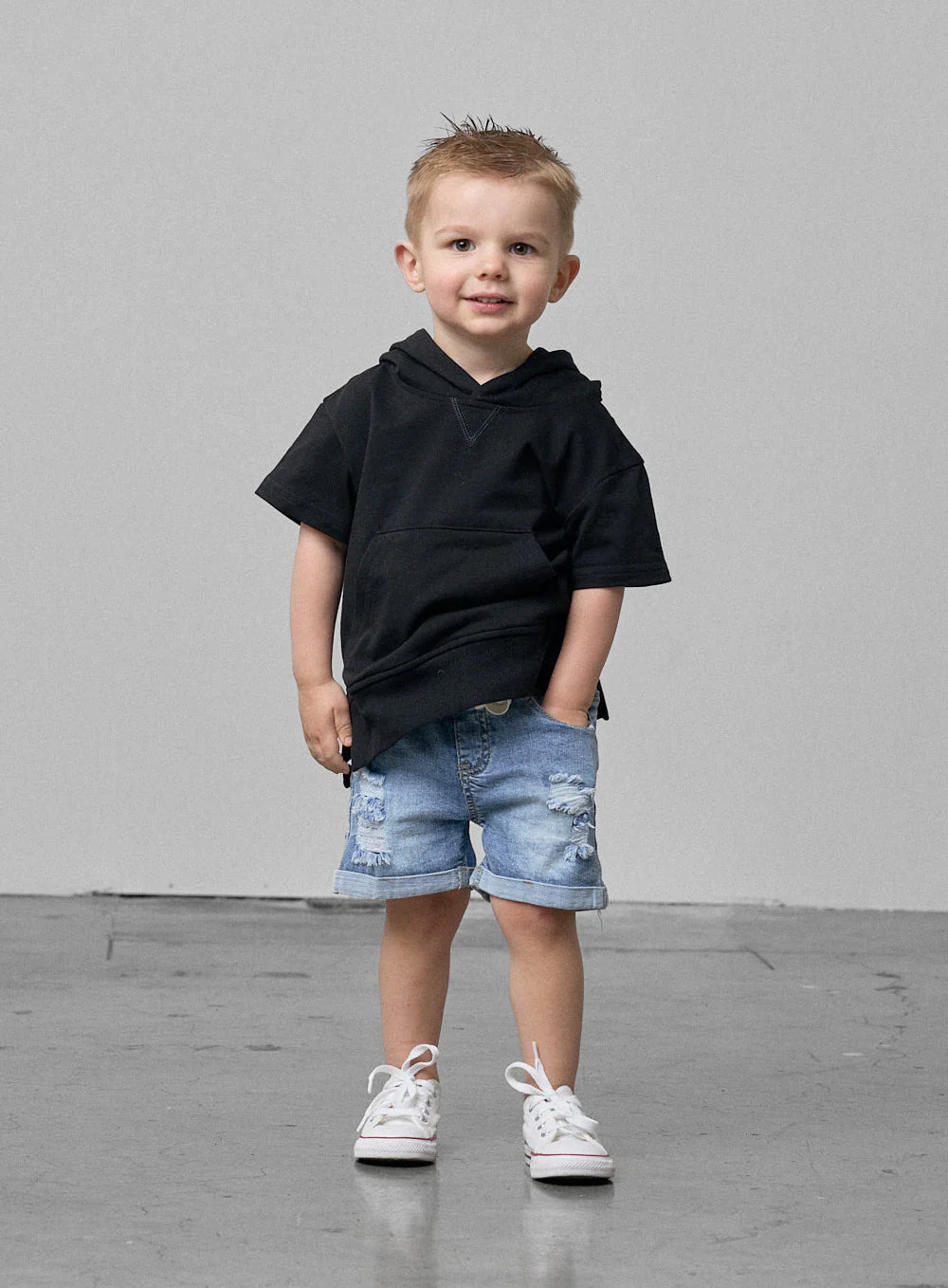 Distressed Denim Short - Image 3
