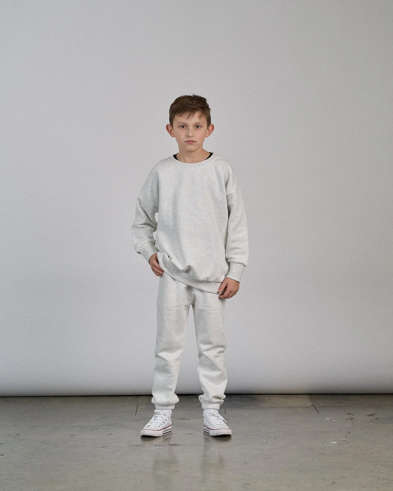 Elevated Crewneck - Light Heather Grey - Image 3