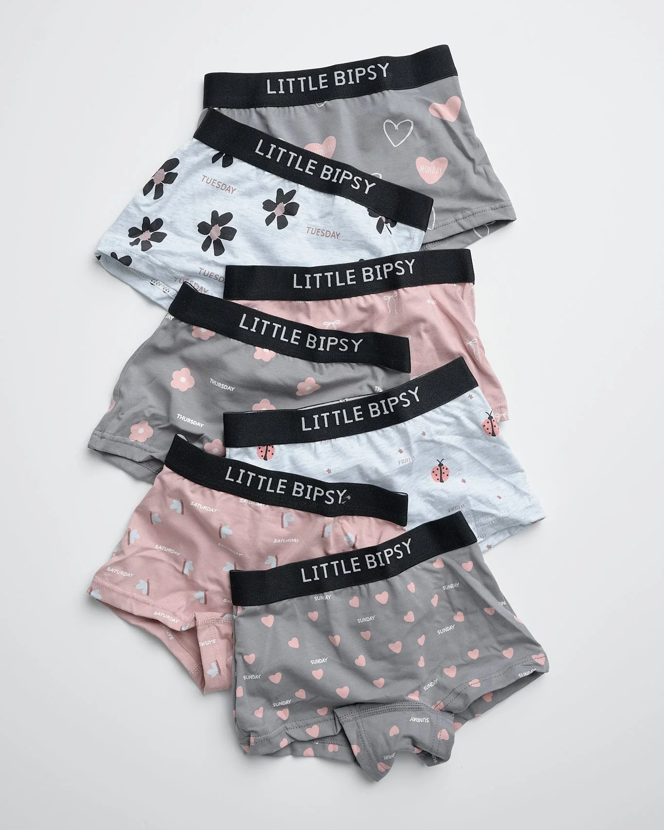 Girl's Boxer Brief - 7 Days a Week Pack - Image 2