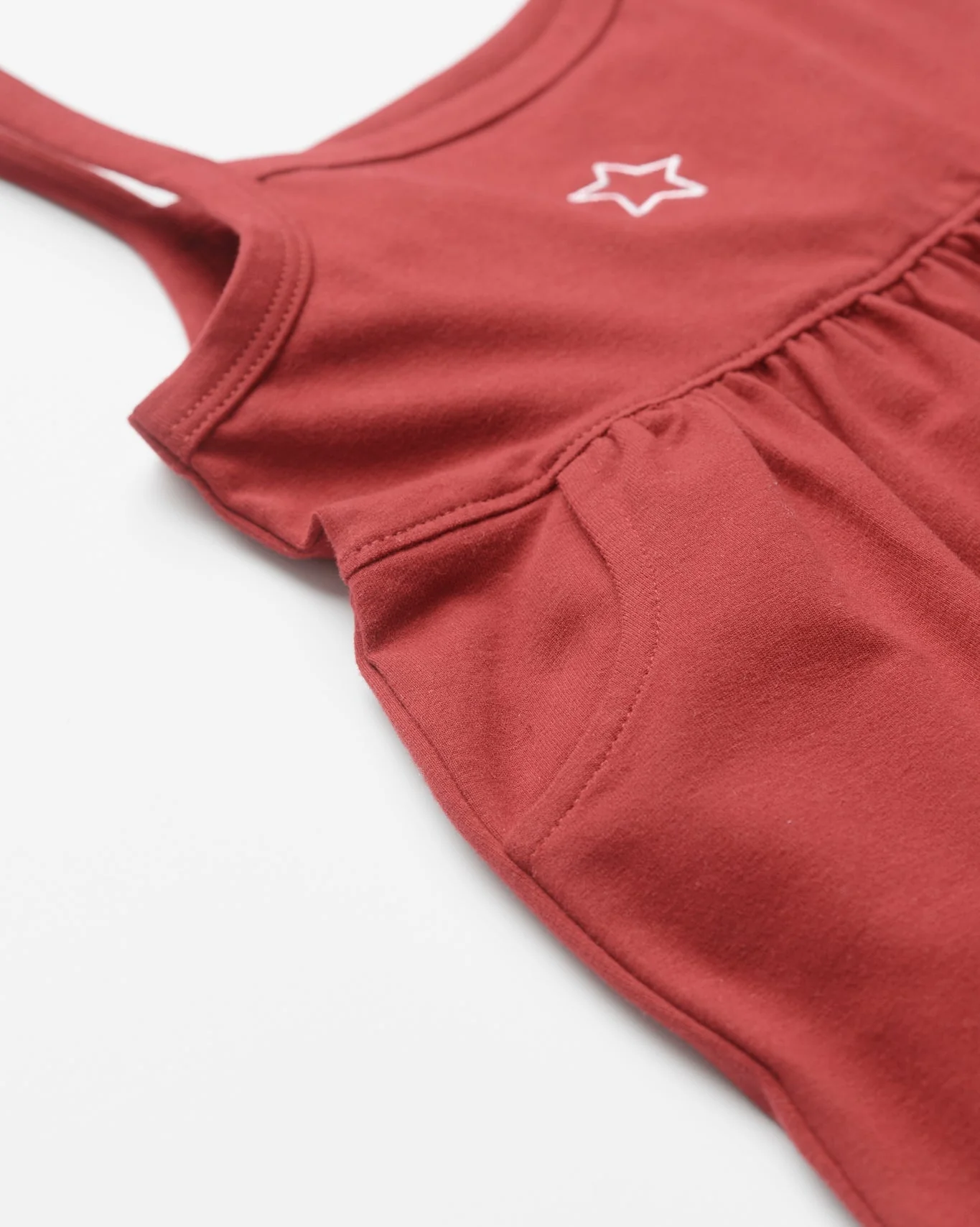 Jersey Tank Dress - Red - Image 11