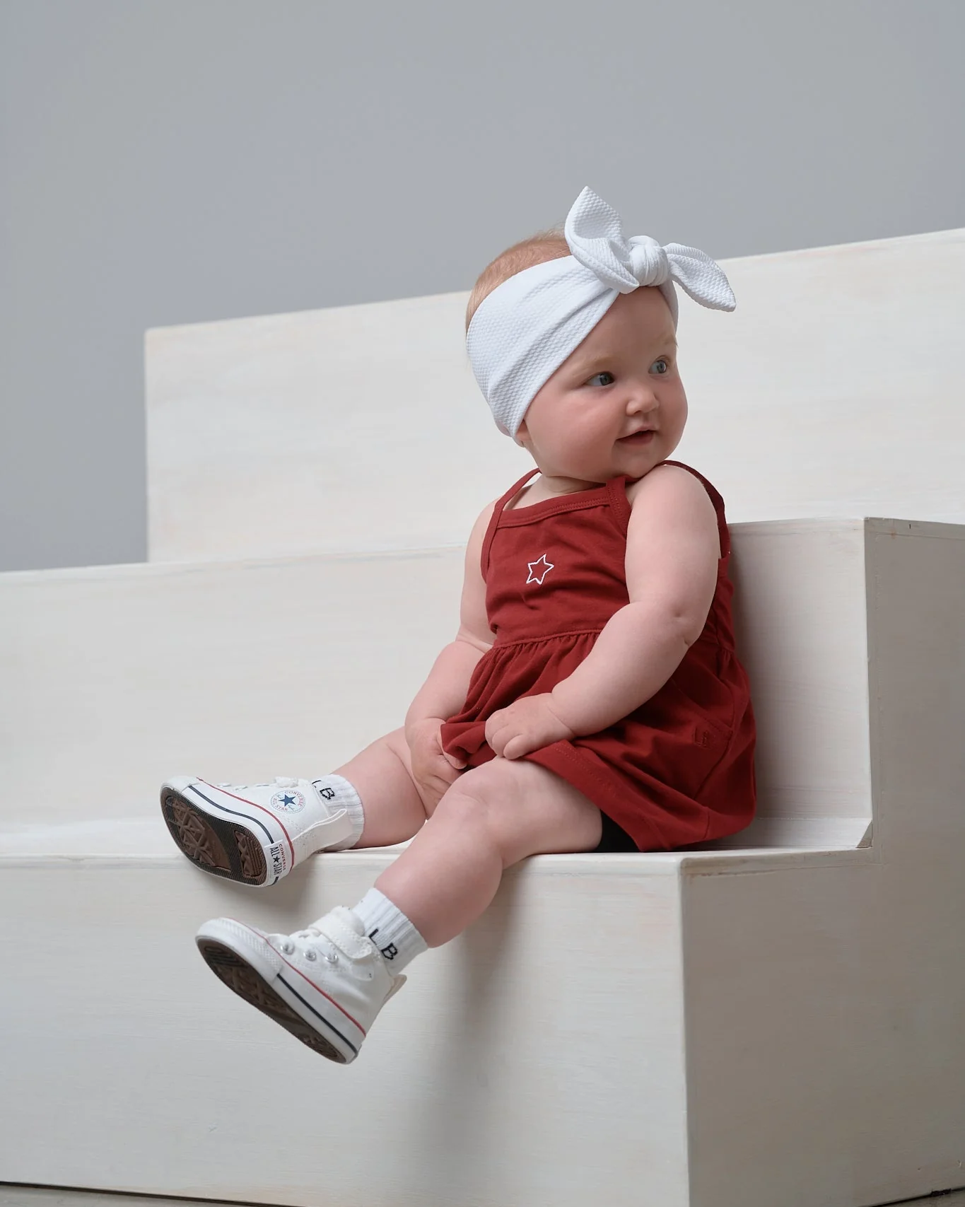 Jersey Tank Dress - Red - Image 3