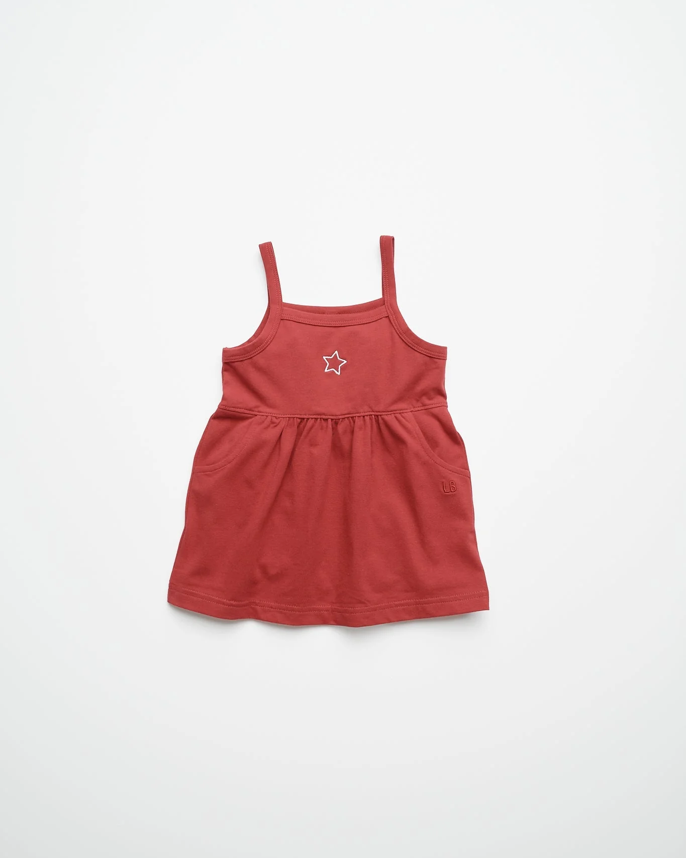 Jersey Tank Dress - Red - Image 9
