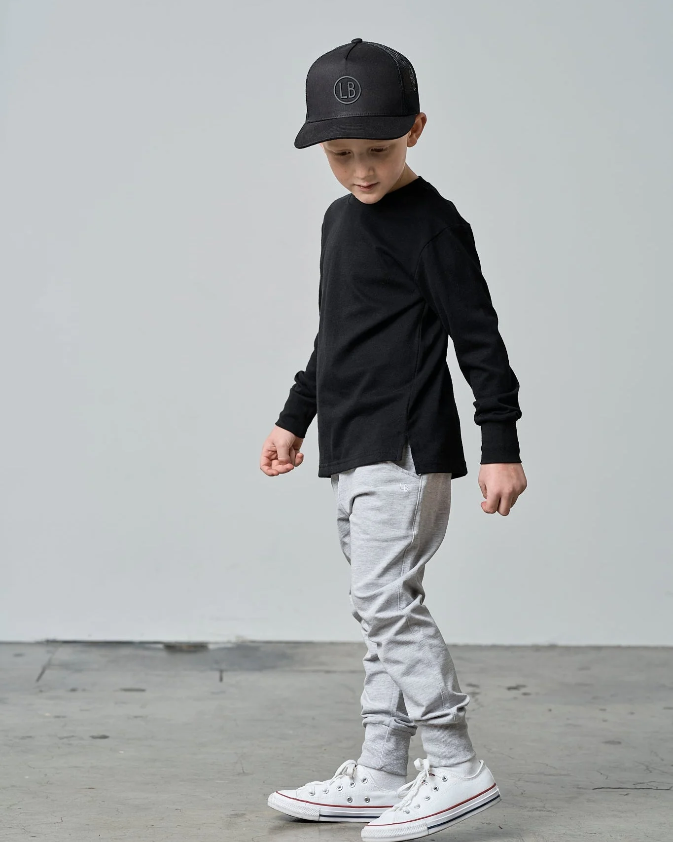 Long Sleeve Elevated Tee - Black