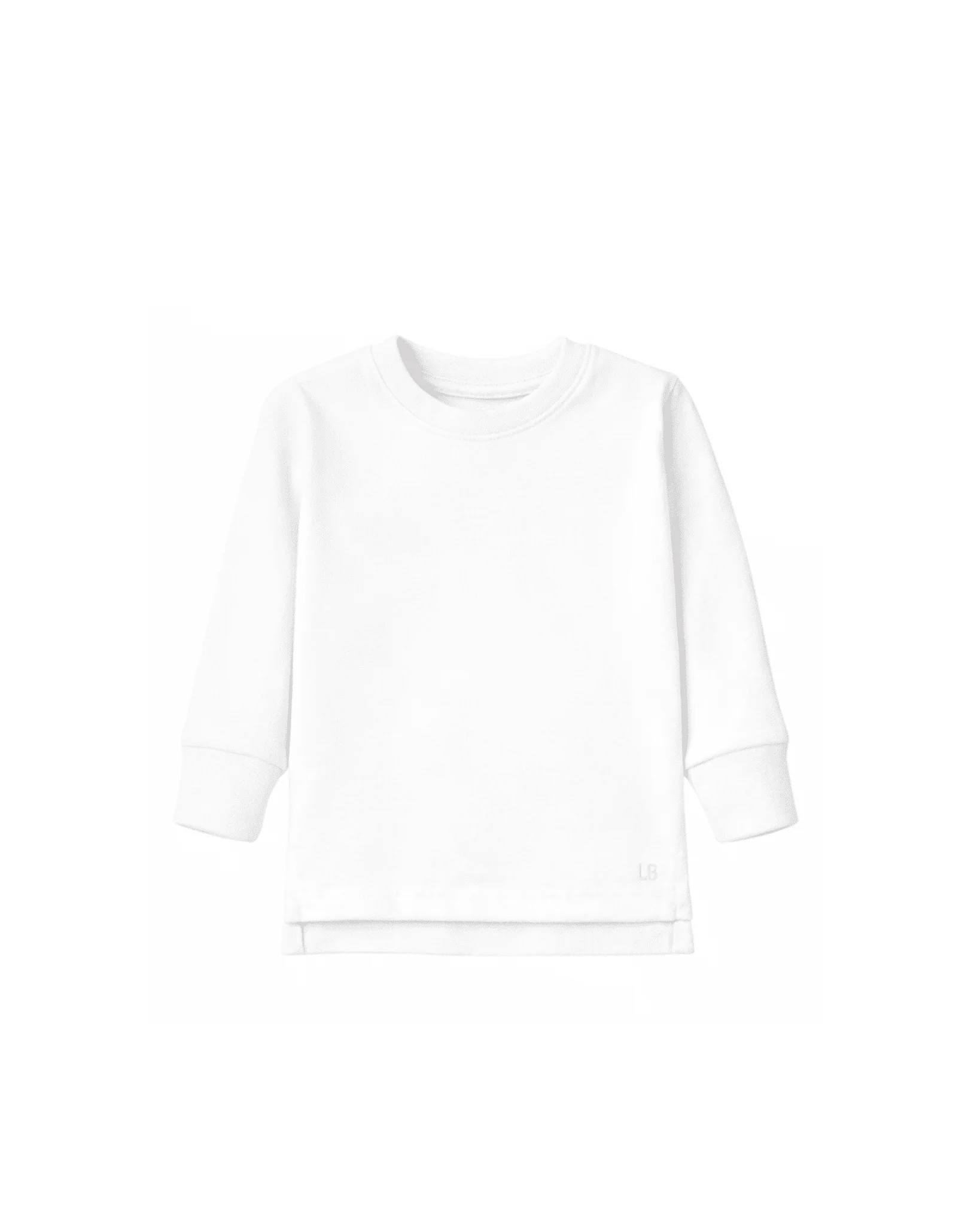 Long Sleeve Elevated Tee - White - Image 2