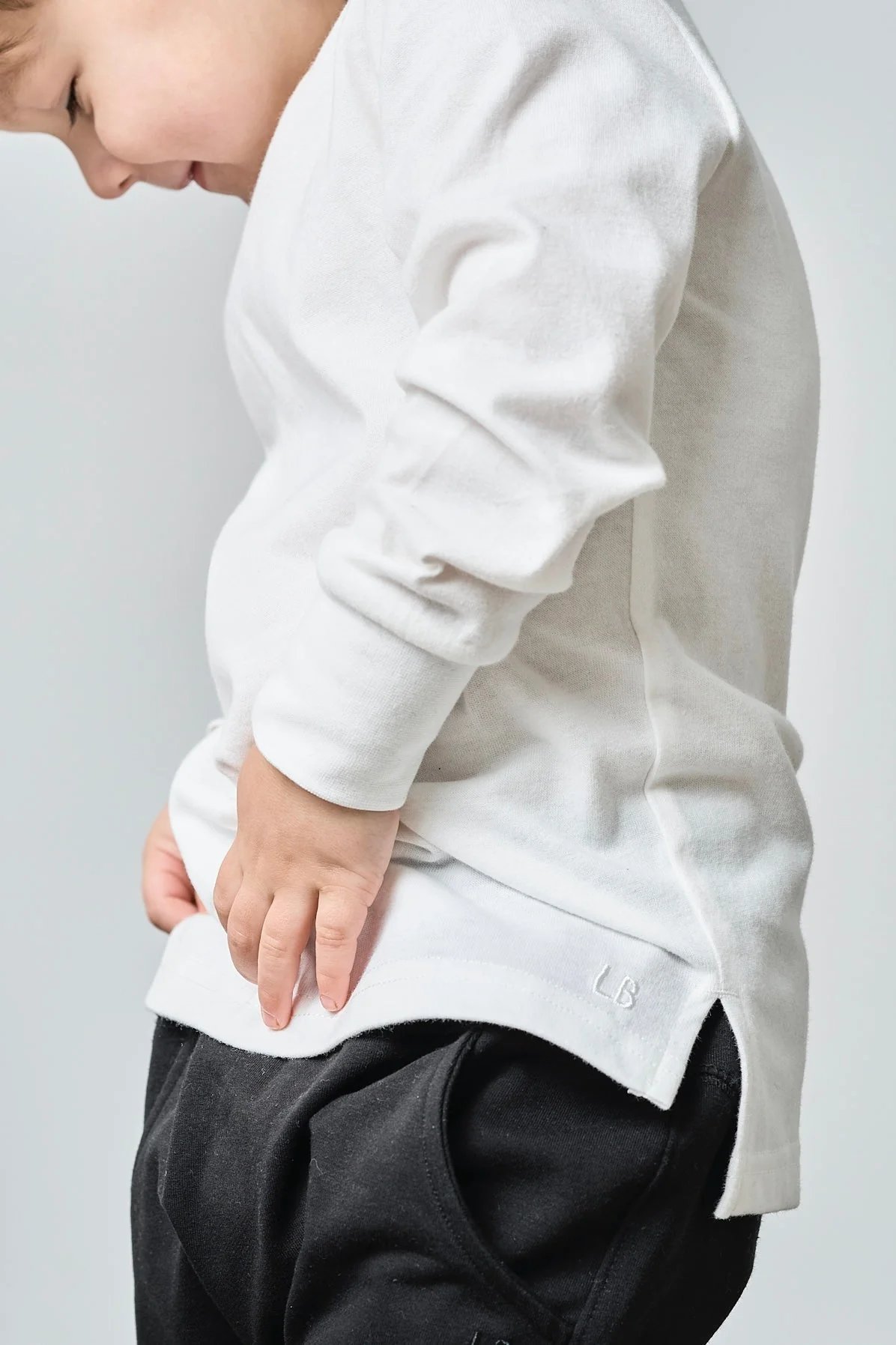 Long Sleeve Elevated Tee - White - Image 5