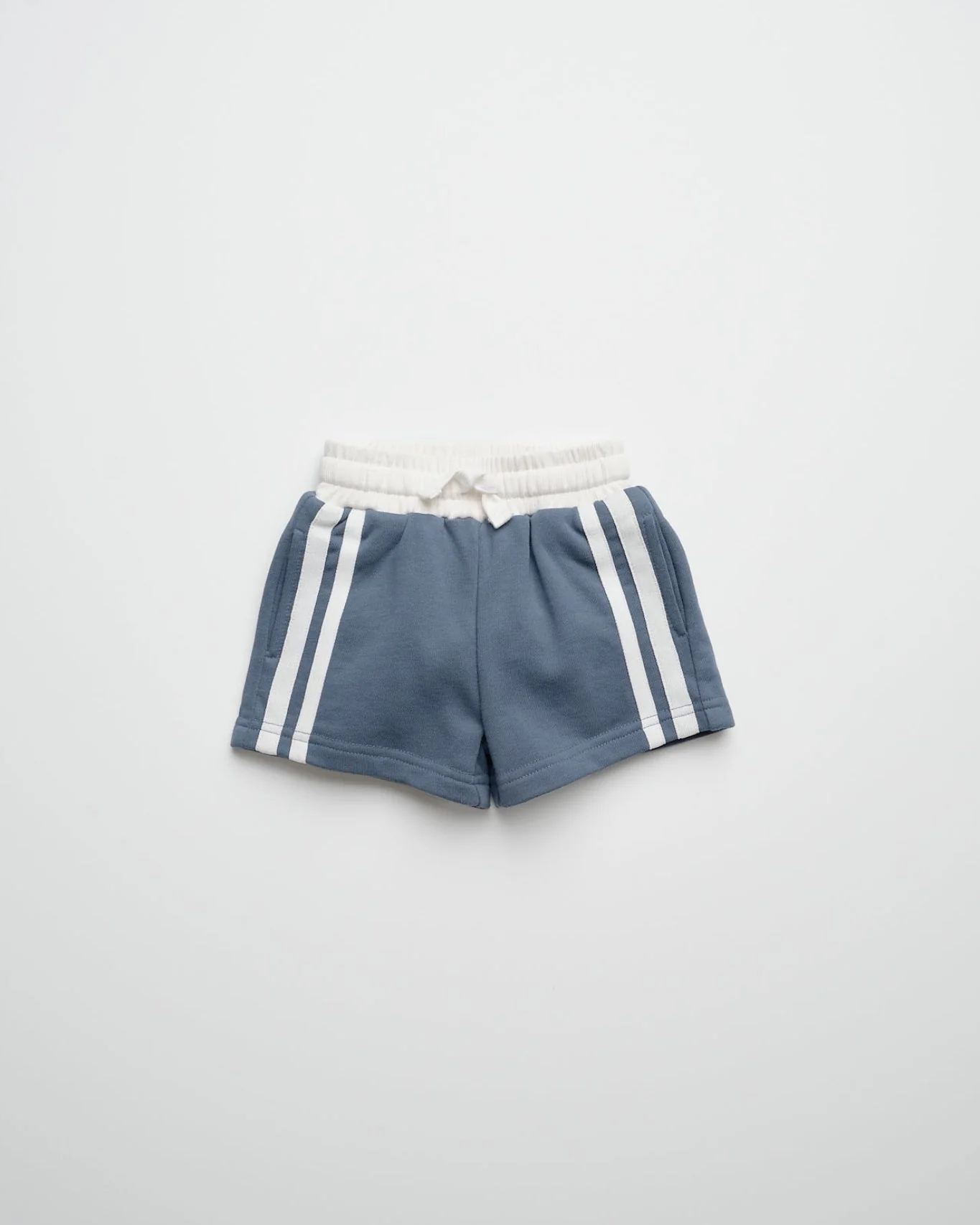 White Stripe Short - Worn Indigo - Image 16