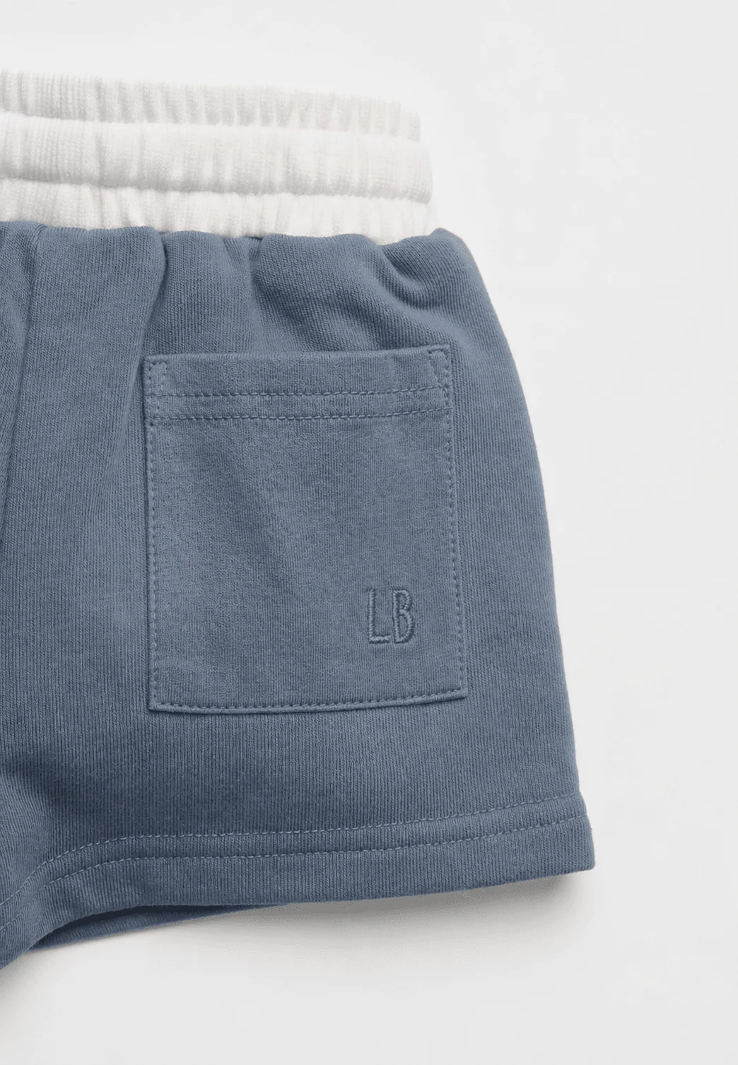 White Stripe Short - Worn Indigo - Image 19