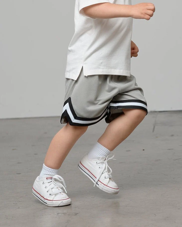Varsity Mesh Short - Grey