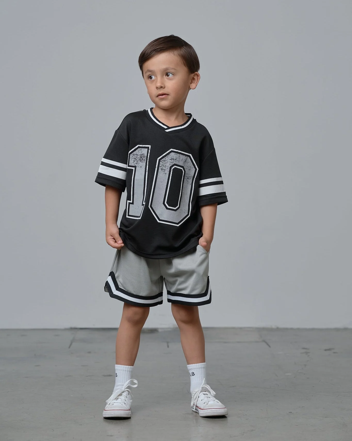 Varsity Mesh Short - Grey - Image 10