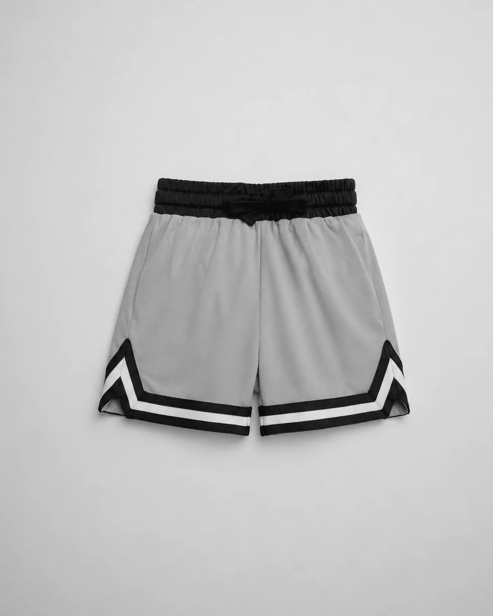 Varsity Mesh Short - Grey - Image 2