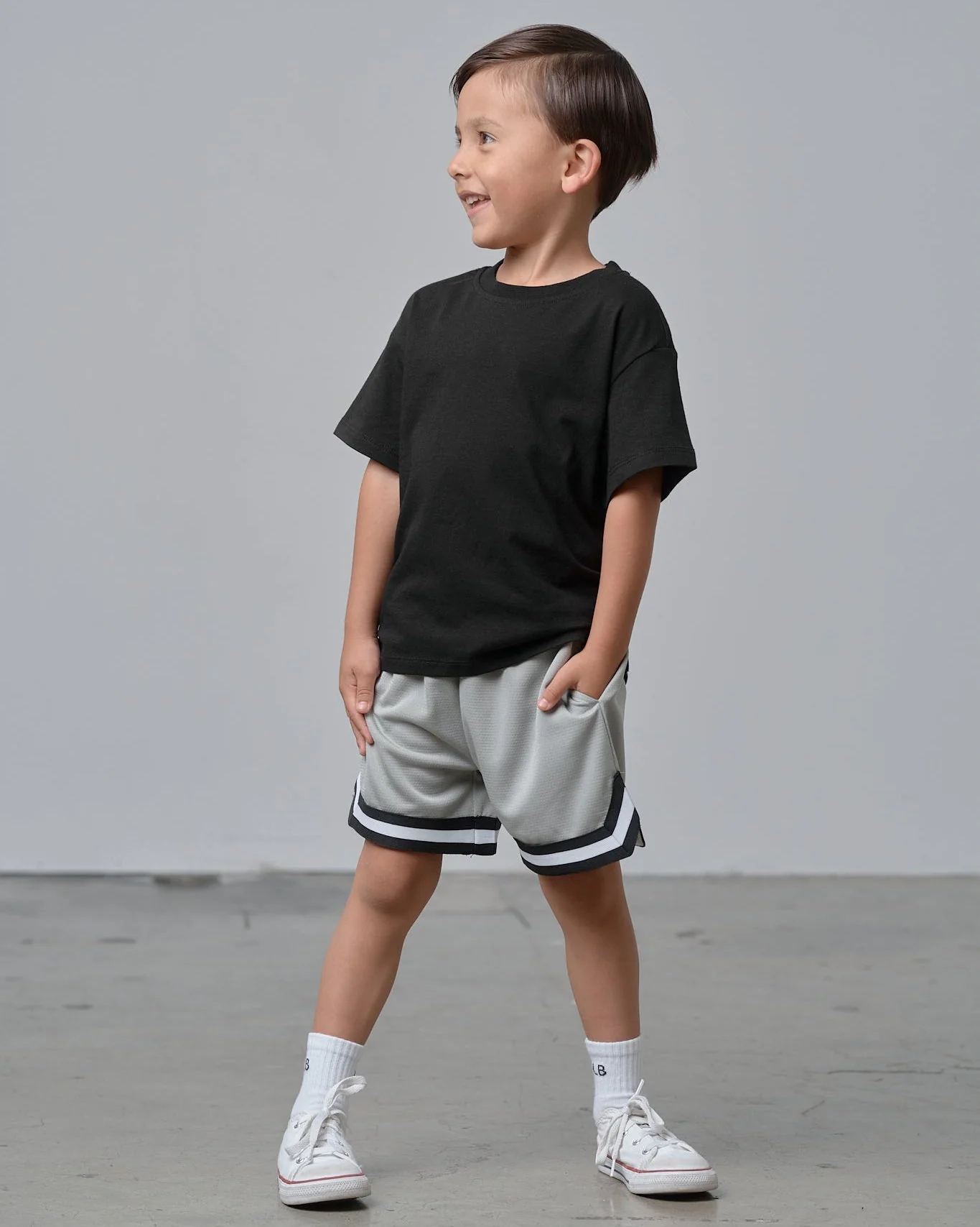 Varsity Mesh Short - Grey - Image 5