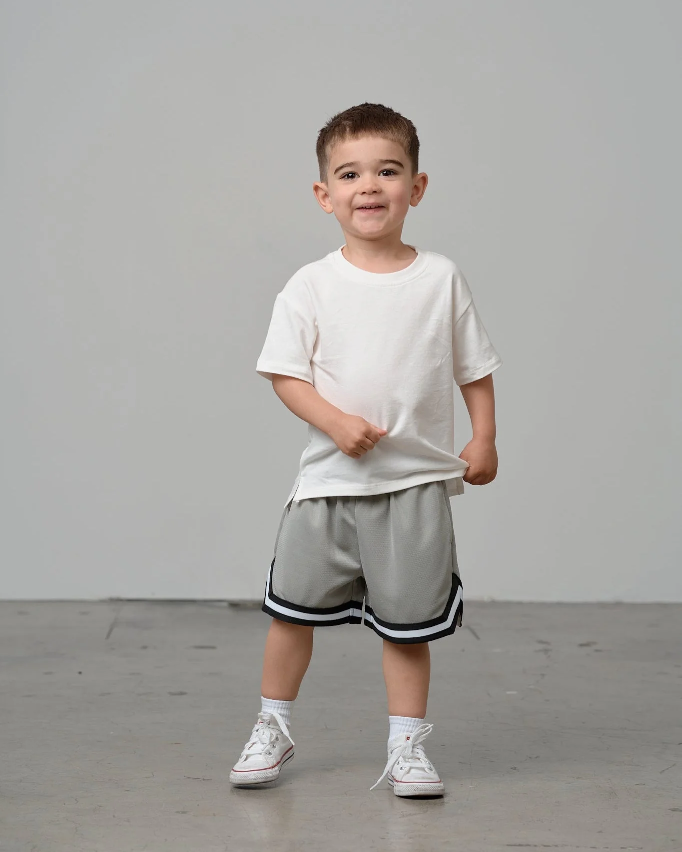 Varsity Mesh Short - Grey - Image 7