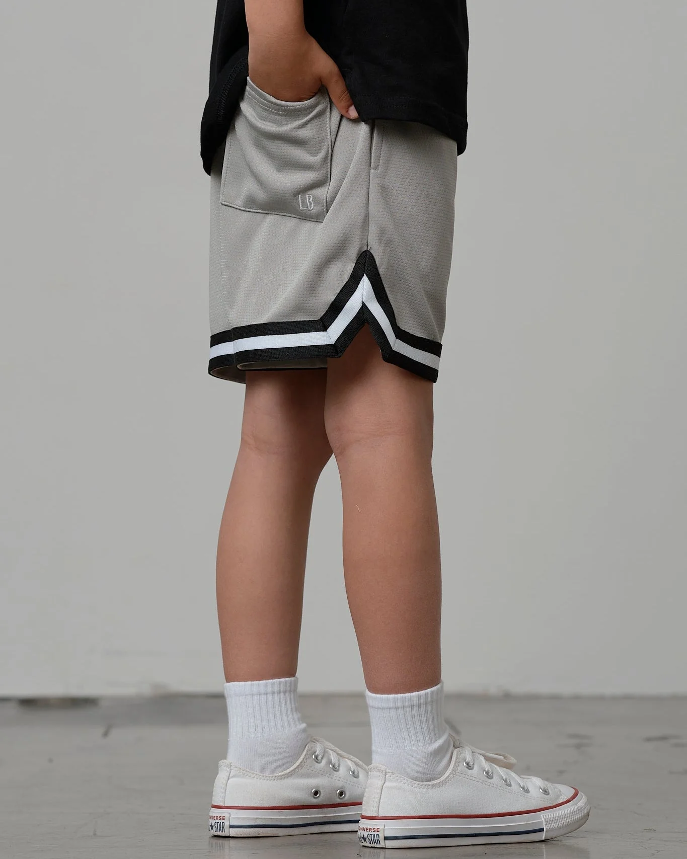 Varsity Mesh Short - Grey - Image 8