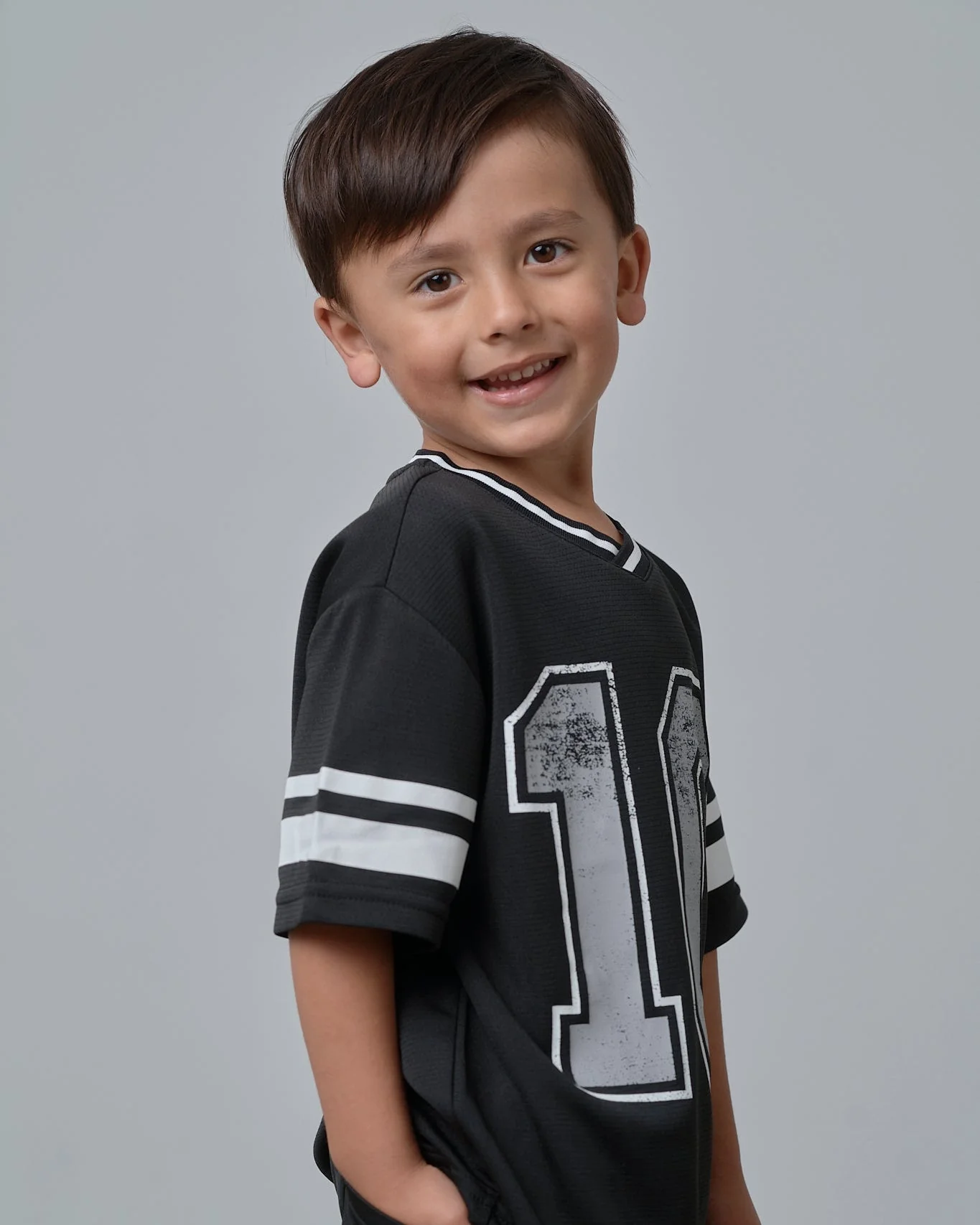 Varsity Mesh Tee - Black - Image 10