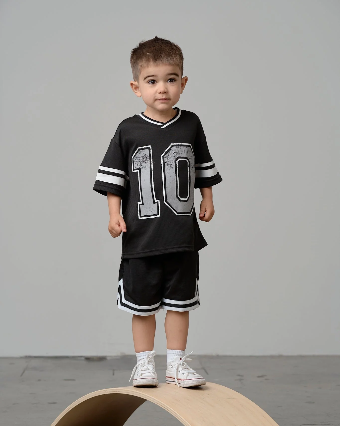 Varsity Mesh Tee - Black - Image 11