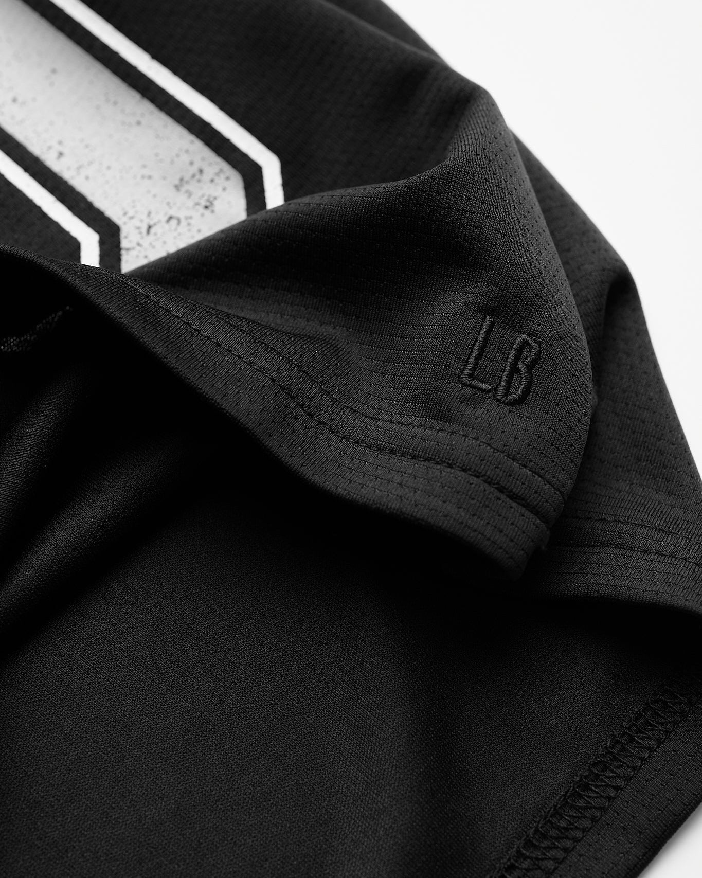Varsity Mesh Tee - Black - Image 13