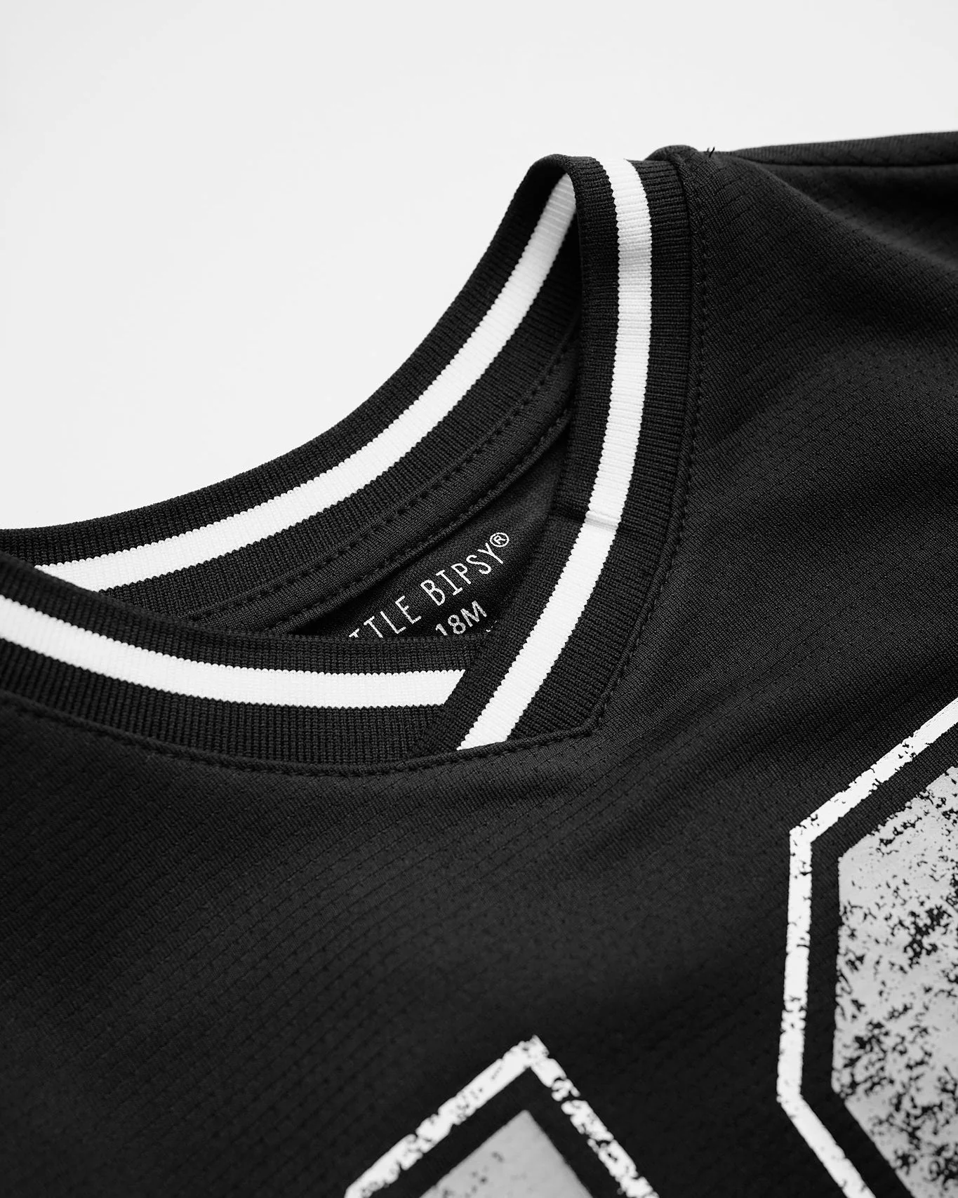 Varsity Mesh Tee - Black - Image 14