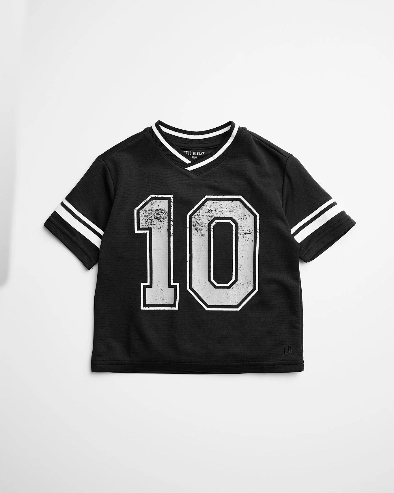 Varsity Mesh Tee - Black - Image 2