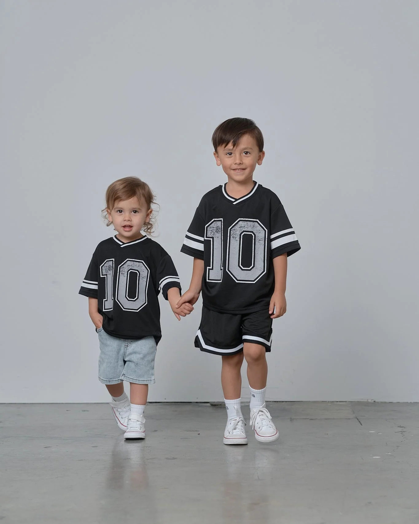 Varsity Mesh Tee - Black - Image 8